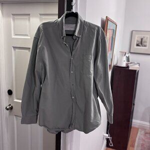 A Day's March - Light Blue/Gray Button Down Shirt - Large